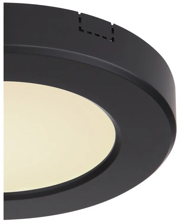 Plafoniera LED design modern LASSE negru 12379-6B GL
