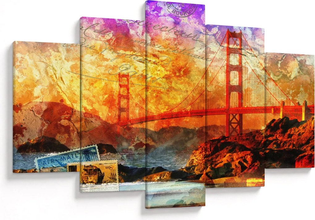 Tablou - Golden Gate, SanFrancisco, California (150x105 cm)