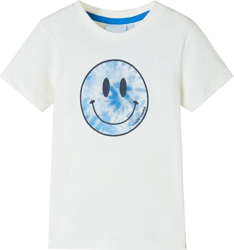 vidaXL Tricou pentru copii, ecru, 116