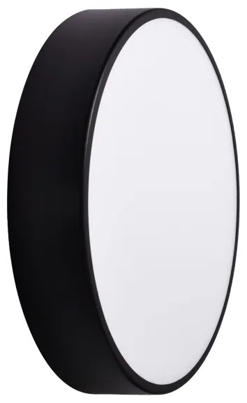 Plafonieră cu senzor CLEO 3xE27/24W/230V d. 40 cm neagră