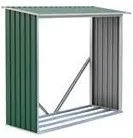 Șopron de lemn pentru grădină G21 - 136 x 182 x 75 cm, verde