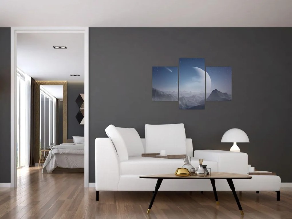 Tablou - Cer deasupra stâncilor (90x60 cm)