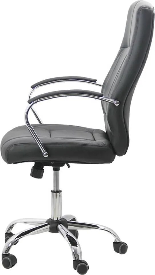 Scaun de birou din piele sintetică OFF 331 negru