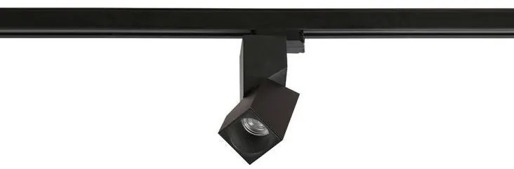 Spot LED directionabil pe sina SANTOS SQUARE TRACK negru