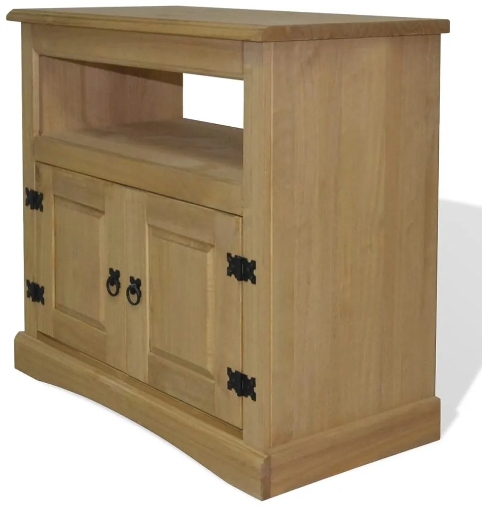 243746 vidaXL Comodă TV din pin mexican Corona Range 80 x 43 x 78 cm