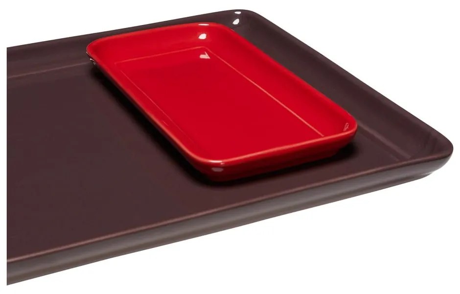 Tăvi decorative 2 buc. din ceramică 35x26 cm Amare – Hübsch