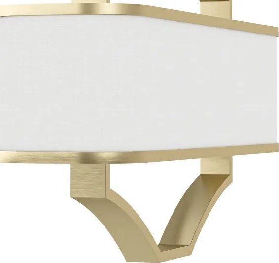 Open Design OR84856 - Lustră cu tijă GERDO OVALE 6xE14/12W/230V alamă/alb