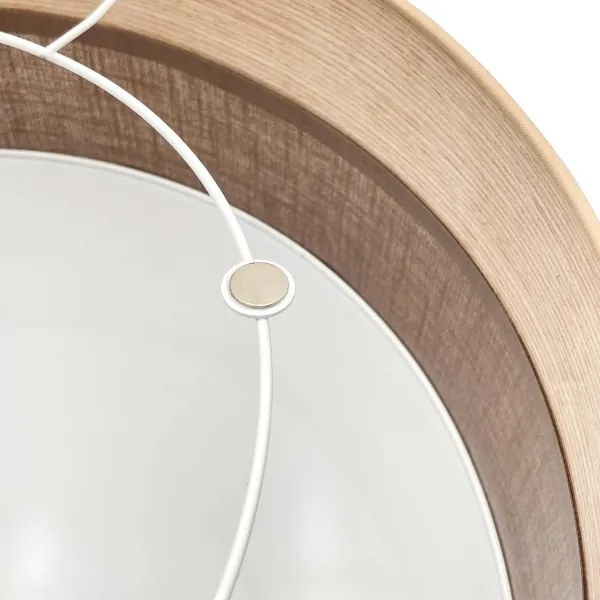 Plafonieră SIRJA WOOD 2xE27/15W/230V d. 45 cm maro/stejar