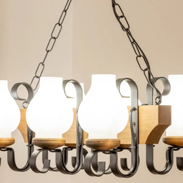 Lustră pe lanț Brilagi QUEEN 6xE14/40W/230V fag