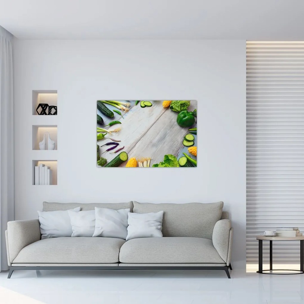 Tablou legumele (90x60 cm)