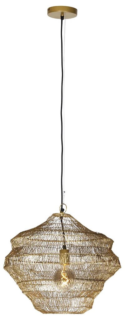 Lampă suspendată orientală aurie 45 cm x 40 cm - Vadi