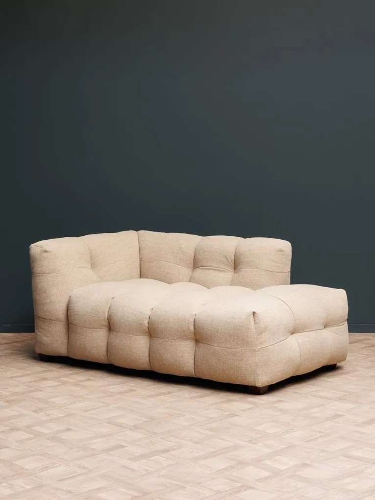 Sofa tip daybed din stofă, bej, 168×103×75 cm, " Médard"