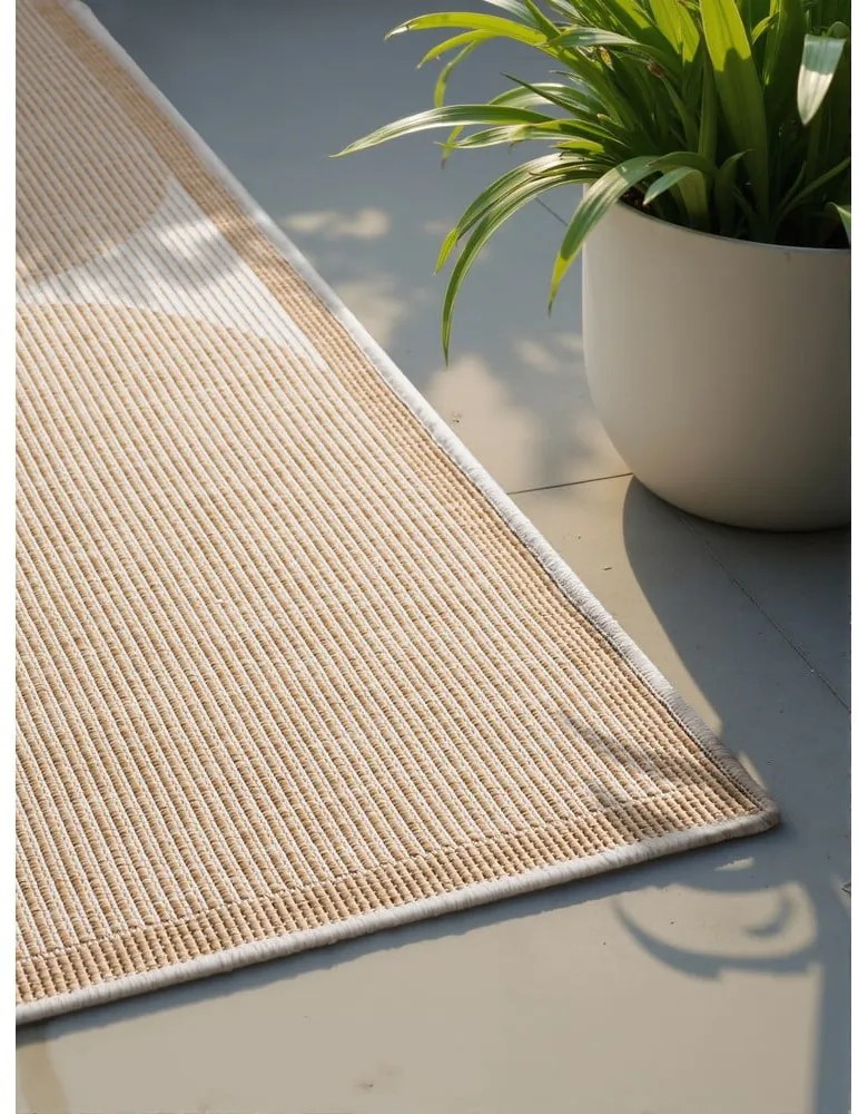 Covor pentru exterior și interior bej/fildeș 160x230 cm Duet Bowen – NORTHRUGS