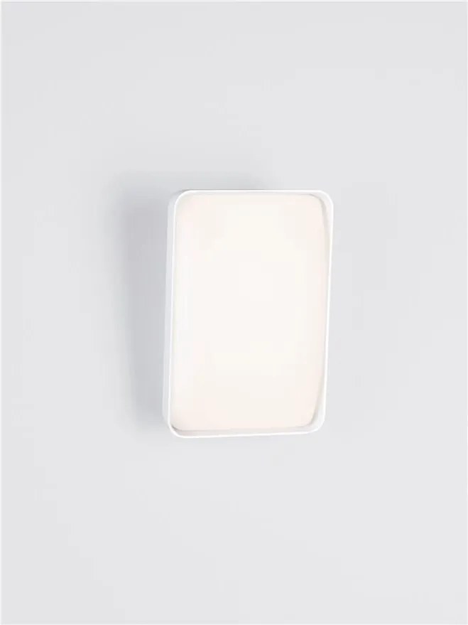 Aplica de perete exterior LED IP65 NUBO alb
