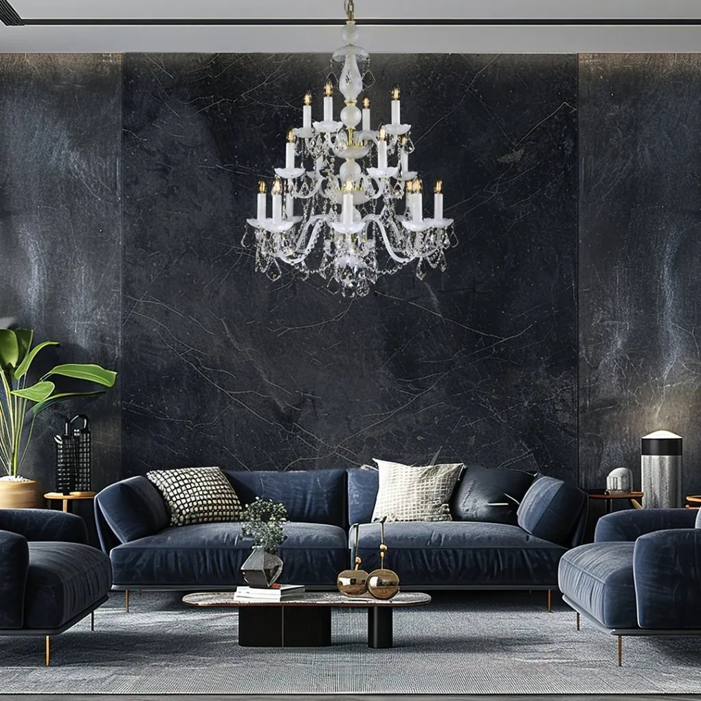 Candelabru Cristal Bohemia Exclusive Crystal Velvet 02-CH