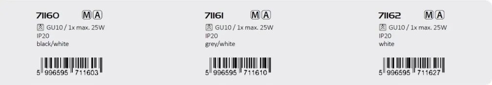 Spot aplicat tavan Kobald gri