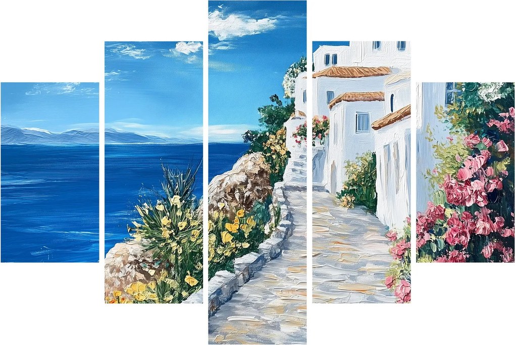 Tablou - Alee lângă mare (150x105 cm)