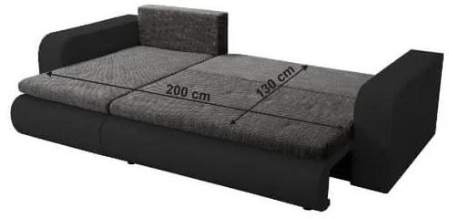Coltar GLOBAL212 - dreapta negru/gri