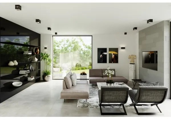 Plafonieră LOBO 1xG9/40W/230V negru