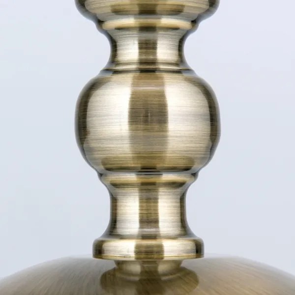 Lampă de masă Orion LA 4-1085/1 TONIA 1xE27/60W/230V d. 30 cm alb/bronz