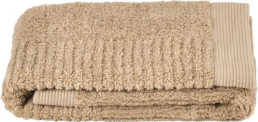 Prosop bej din bumbac din frotir 50x70 cm Classic – Zone