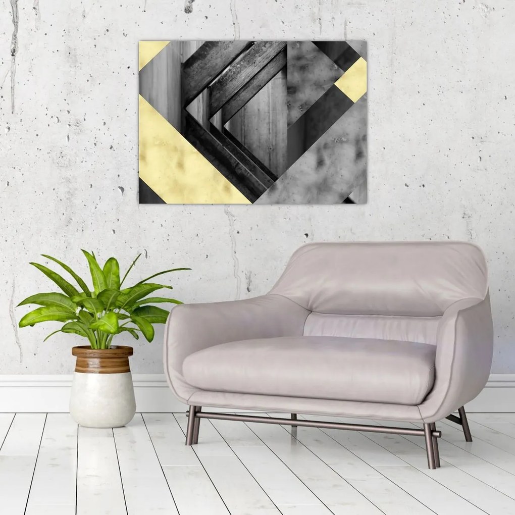 Tablou - Textura forme (70x50 cm)