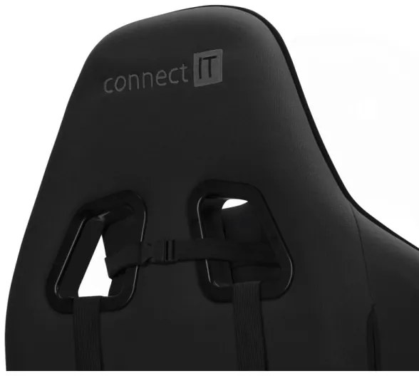Scaun pentru jocuri video CONNECT IT CGC-1200-BK Monaco Pro negru