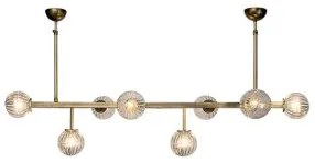 Suspensie moderna 8 becuri G9 18132-BR Zambelis