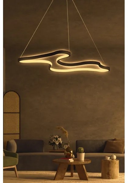 Lustră LED pe cablu ARTISAN, 36W, 230V, 4000K, negru