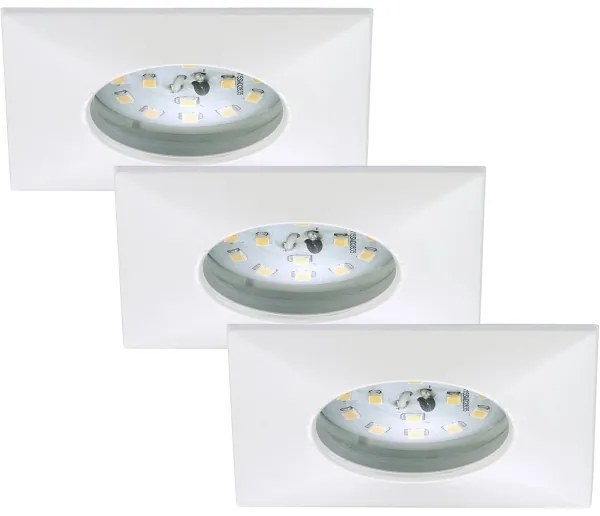 SET 3x corp de iluminat LED încastrat Briloner 7205-036 ATTACH LED/5W/230V IP44 alb