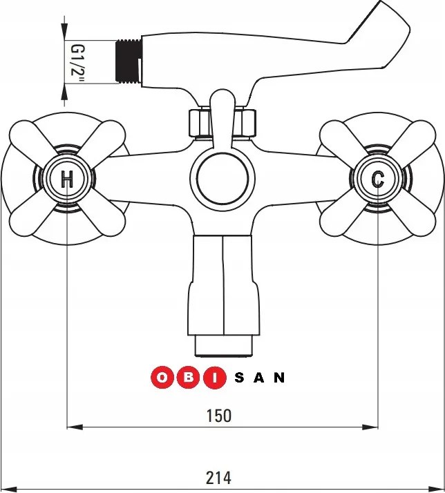 Robinet cada din seria Symetrio BOS_011D