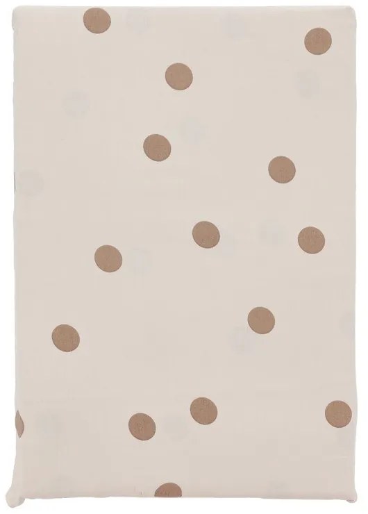 Lenjerie de pat maro din bumbac satinat pentru pat de o persoană 140x200 cm Solaris – Södahl