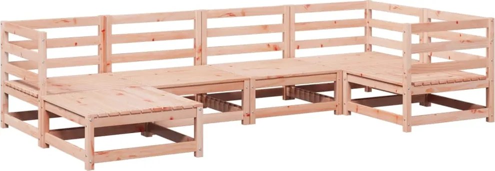 vidaXL Set canapele grădină, 6 piese, lemn masiv brad douglas