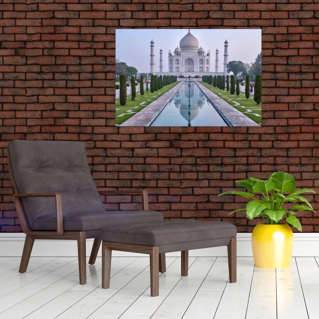 Tablou - Taj Mahal în răsăsrit de soare (90x60 cm)