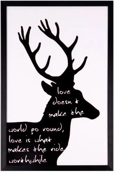 Tablou Sømcasa Black Deer, 40 x 60 cm