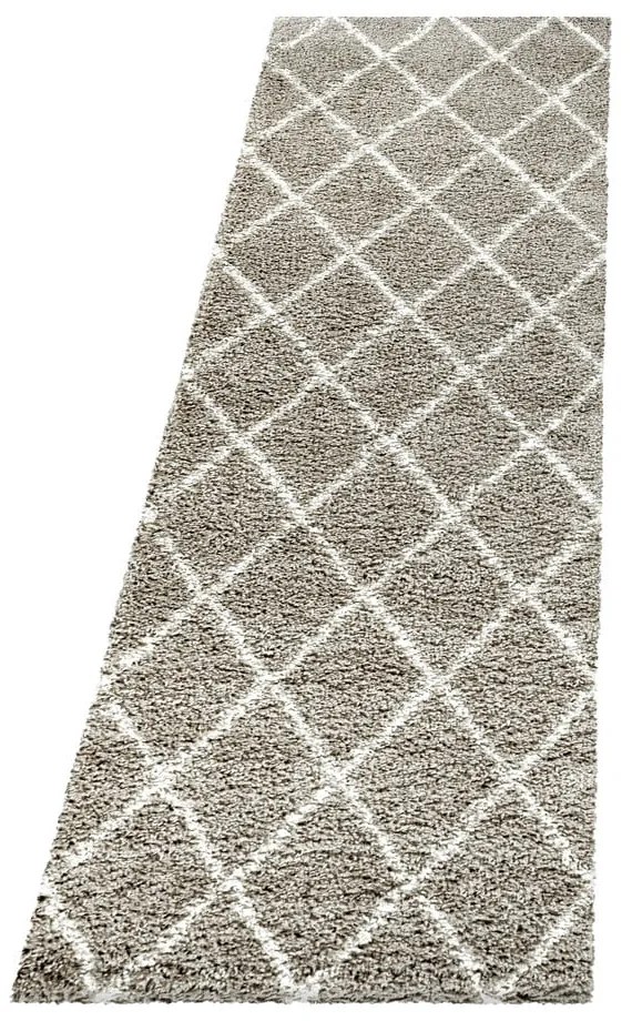 Covor tip traversă maro deschis 80x250 cm Alvor – Ayyildiz Carpets