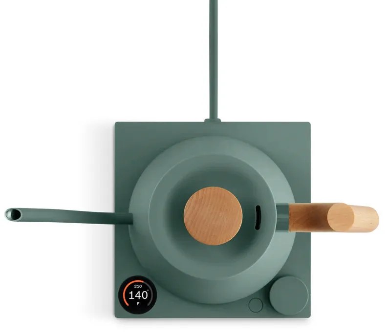 Fellow Stagg EKG PRO Verde + arțar | Fierbător electric Gooseneck