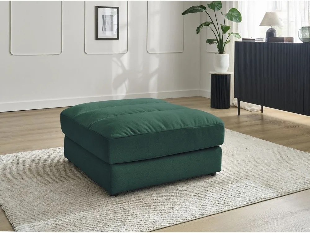 Taburet verde cu tapițerie din catifea Sierra – Bobochic Paris