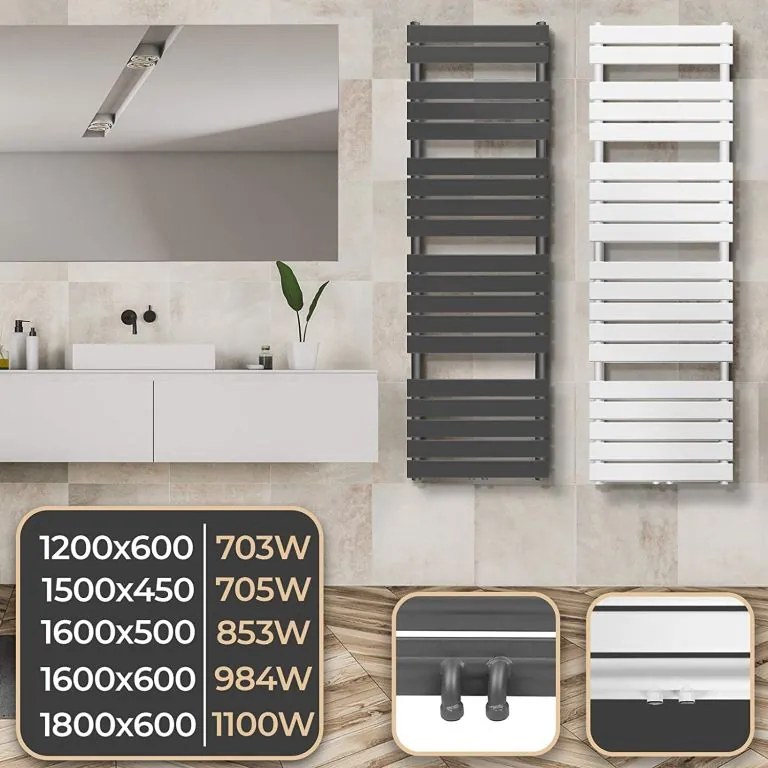 AQUAMARIN Radiator vertical pentru baie, 1600 x 500 mm