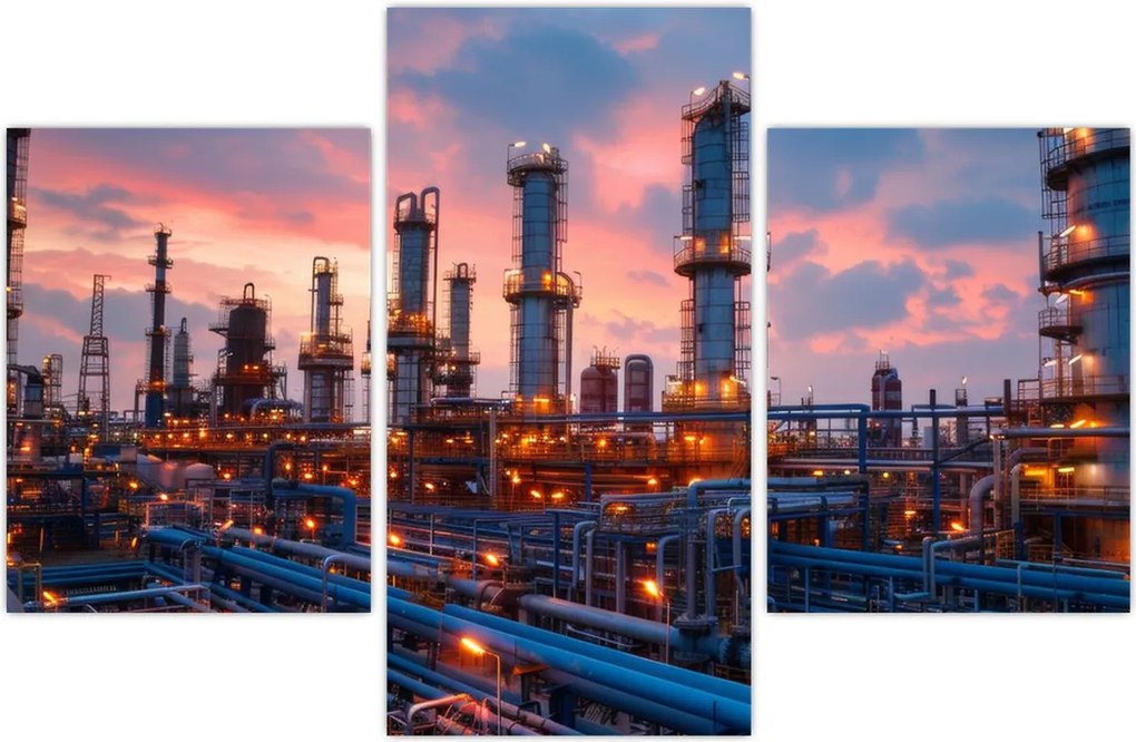 Tablou - Instalație industrială (90x60 cm)