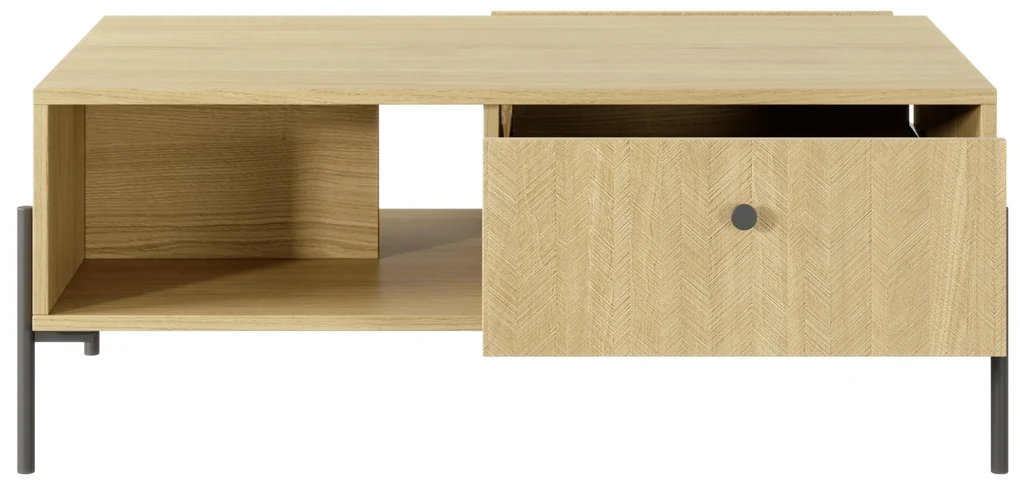Masuta de cafea in decor stejar SCANDI 2S