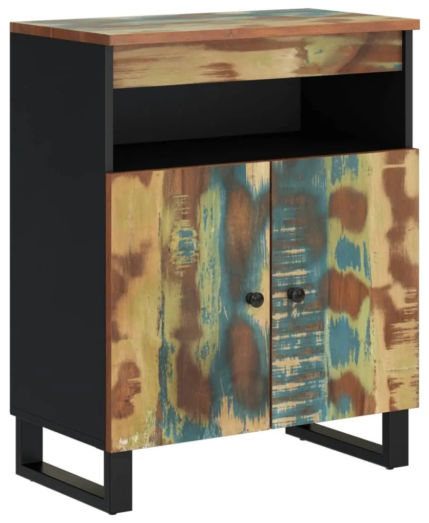 352915 vidaXL Servantă cu 2 uși, 60x33x75 cm, lemn masiv recuperat