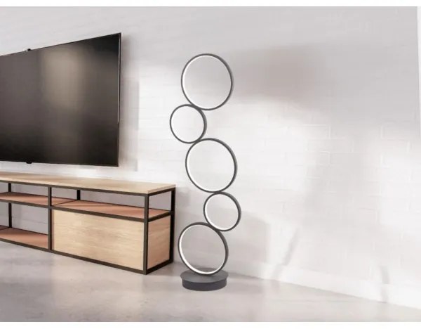 Lampă de podea LED reglabilă 85W, 230V, 3000-6500K, cu telecomandă