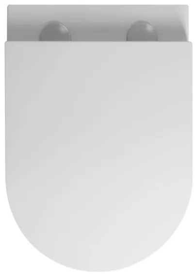 Colac de toaletă Bruckner SoftClose FULDA SLIM alb