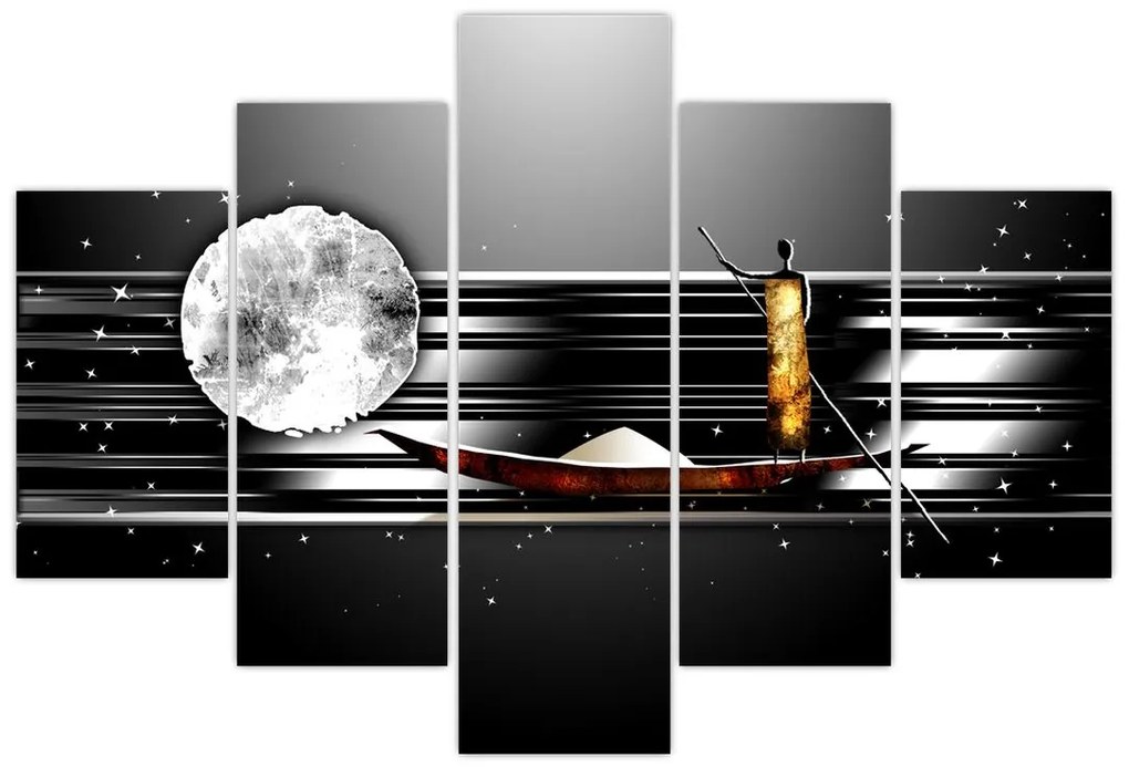 Tablou cu pictură epochală străveche (150x105 cm)