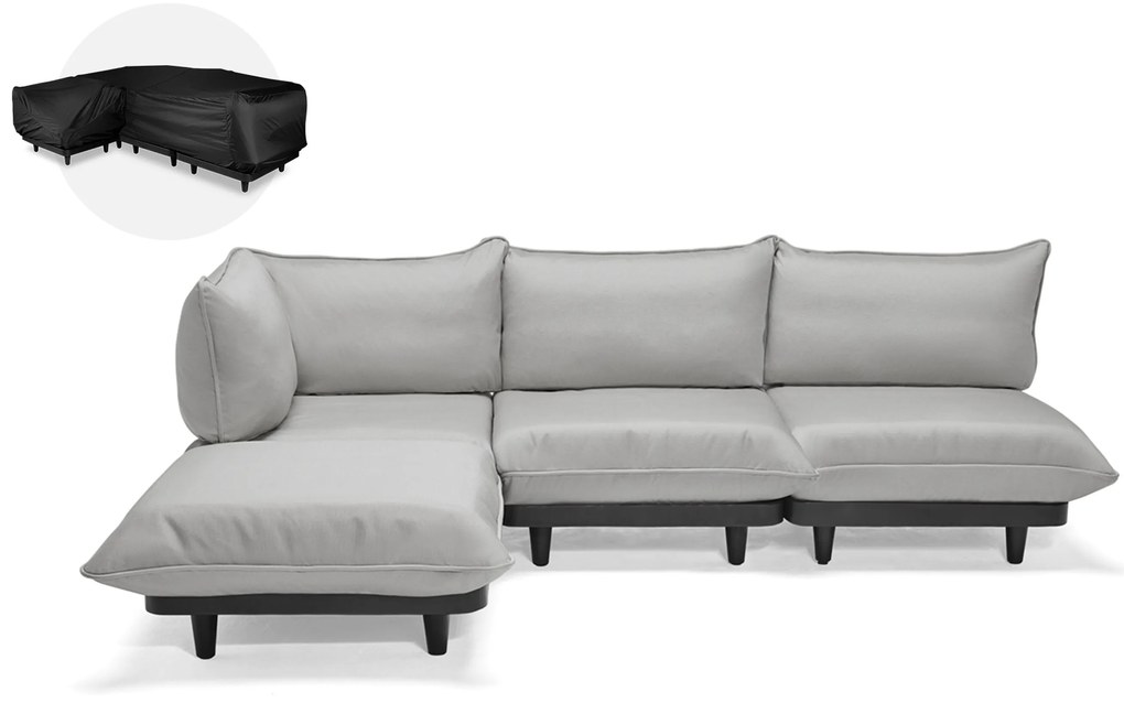 Set canapele de grădină Paletti set mare, mai multe variante - Fatboy Culoare: lup gri regal
