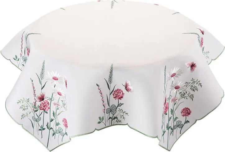 Față de masă brodată FLORI ROZ 85 x 85 cm