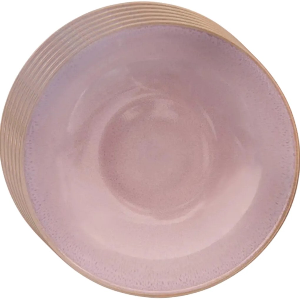 Orion Set de farfurii adânci din ceramică Glazeroz 20,5 cm, 6 buc.