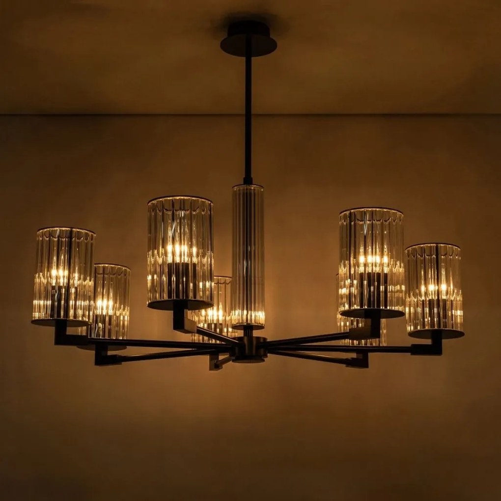 Candelabru design modern ARIA titan periat