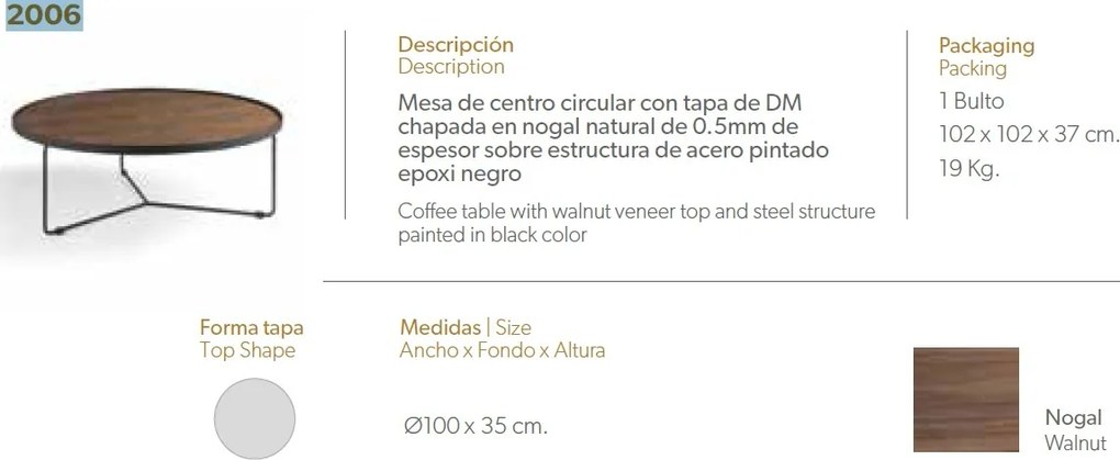 Masuta living eleganta Odell AC-C046